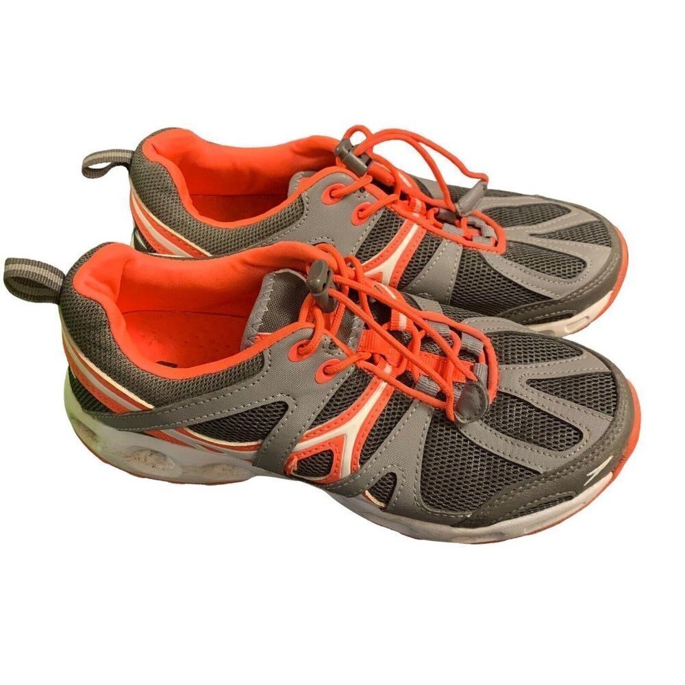 Speedo Hydro Comfort 4.0 Womens Size 8 Water Shoes Gray Pink White 10745…​​​​